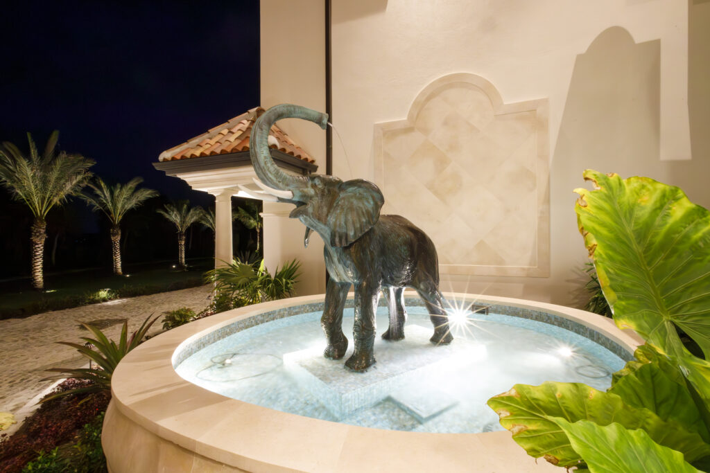 Residential Water Feature - GOLD award - Aquatech Pools GC