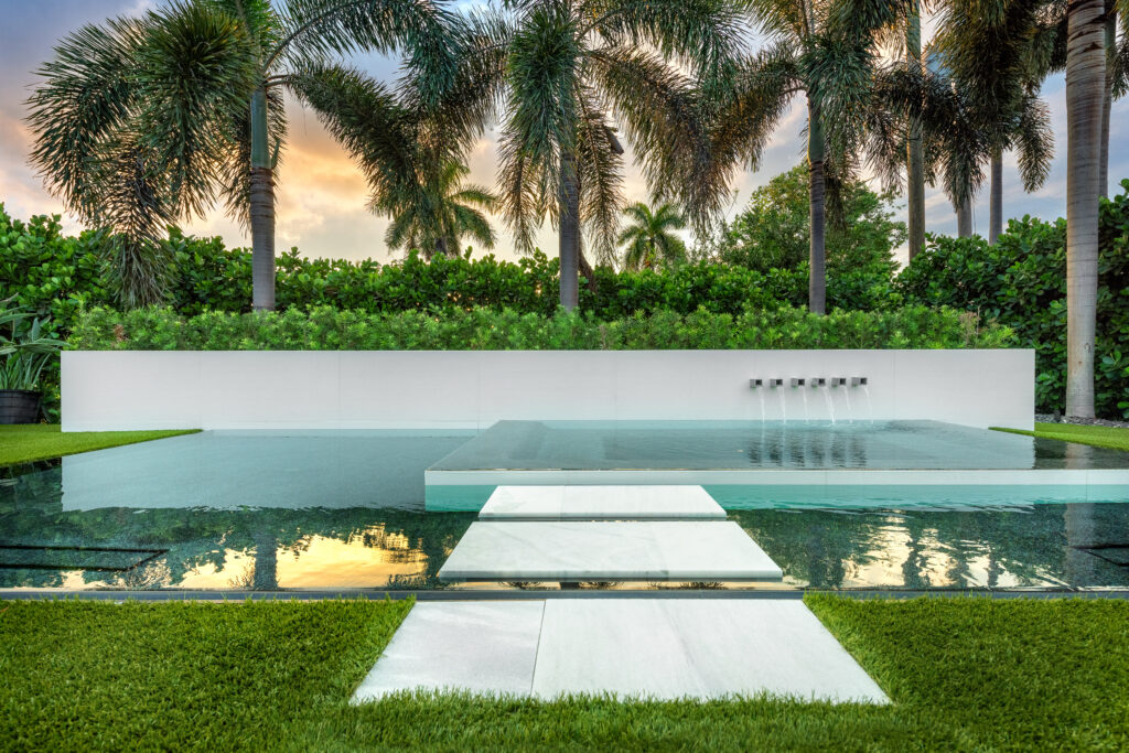 Residential Water Feature - GOLD award - Ike's Carter Pool Companies